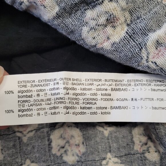 ZARA | Printed Crop Cotton Tank Top | Sz. M - Picture 7 of 9